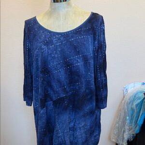 Dress Barn Navy Women's Blouse